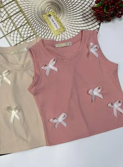 Подростковая майка-топ на девочку в рубчик (р-р 34-42)