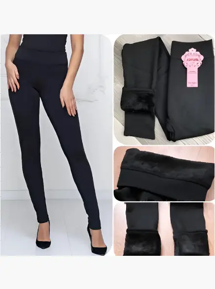 Лосины с мехом женские (р-р L-5XL)
