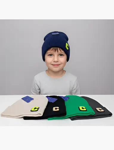 Шапка одинарная для мальчика (3-5 лет)