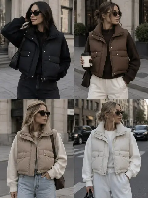 Жилетка укороченная женская (р-р M-XXL)