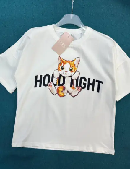 Детская футболка на девочку оверсайз (р-р 36-42)