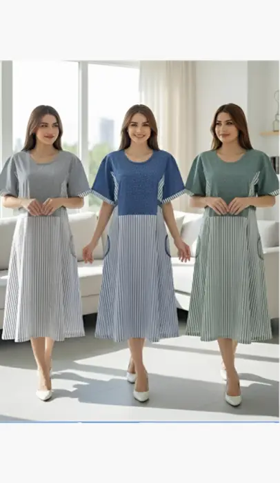 Платье домашнее длинное женское (р-р 50-60)