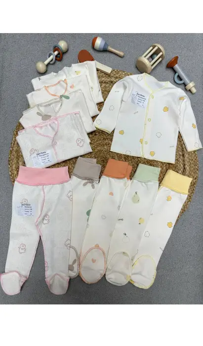 Распашонка на кнопках и ползунки (рост 62-68)