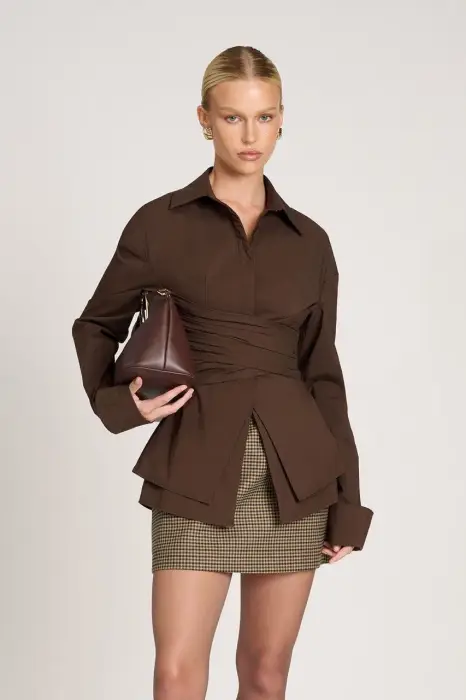 Рубашка с эффектом корсета женская (р-р 42-44)