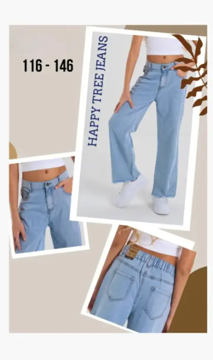 Джинсы палаццо для девочки (р-р 116-146)