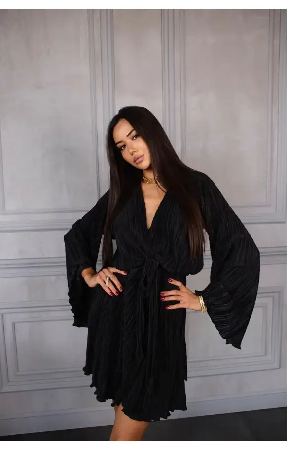 Платье плиссированное женское (р-р M-XL)