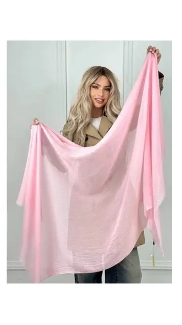 Шарф палантин тонкий однотонный (р-р 80*190)