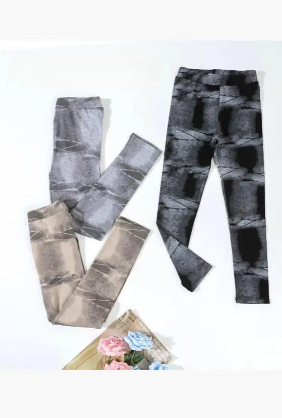 Лосины с принтом для девочки (р-р 120-160)