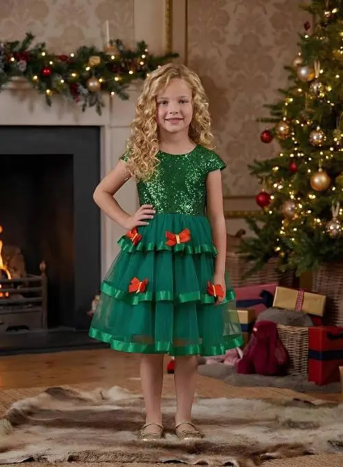 Платье праздничное- ёлка р-р 28-34