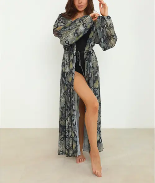 Туника пляжная накидка умная пропускающая загар (р-р L-4XL)