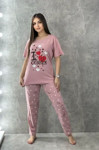 Пижама с брюками , домашний комплект (р-р 46-56)