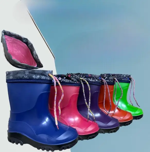 Резиновые сапоги детские без чулка ( р-р 24-29)