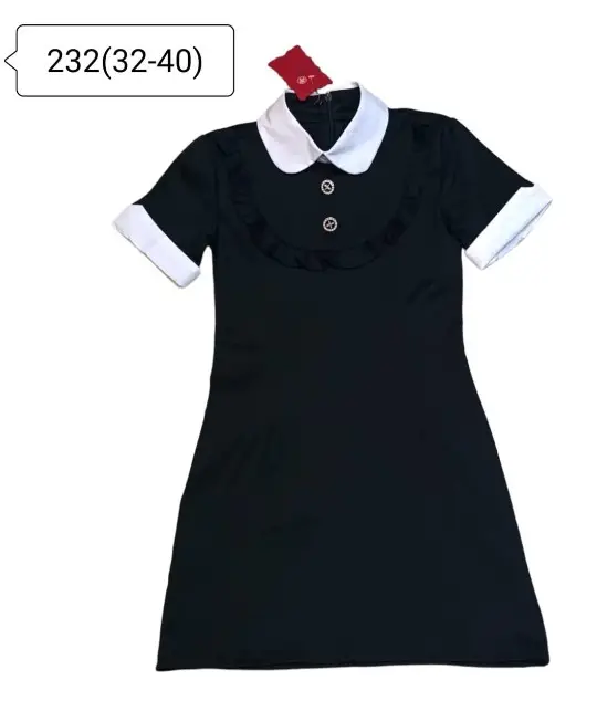 Школьное платье, короткий рукав на девочку ( р-р 32-40)