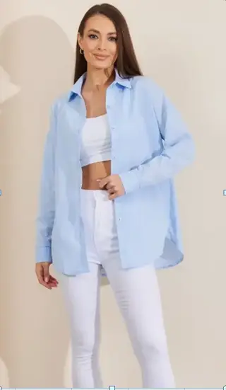 Рубашка женская хлопок (M-XL)