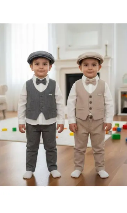 Костюм праздничный для мальчика с фуражкой р-р 6-24