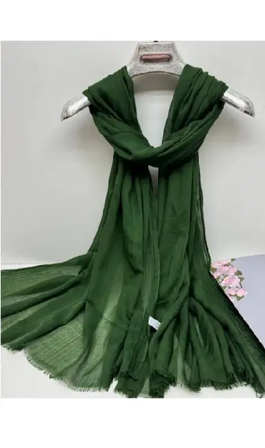 Шарф палантин тонкий однотонный (р-р 80*190)