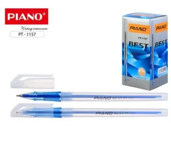 Ручка шариковая масляная PT-1157 "Piano BEST" 0.5 мм синяя