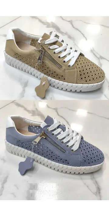 Полуботинки летние женские с перфорацией (р-р 36-41)