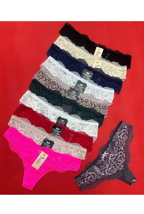 Трусы кружевные стринги (р-р S M L)