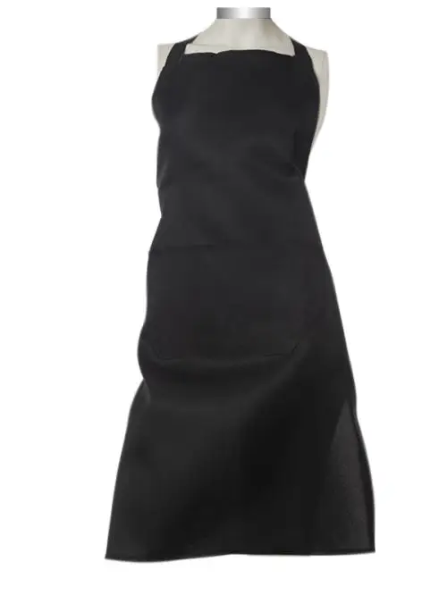 Фартук черный (мужской/женский), с двойным карманом 65х84,5 см