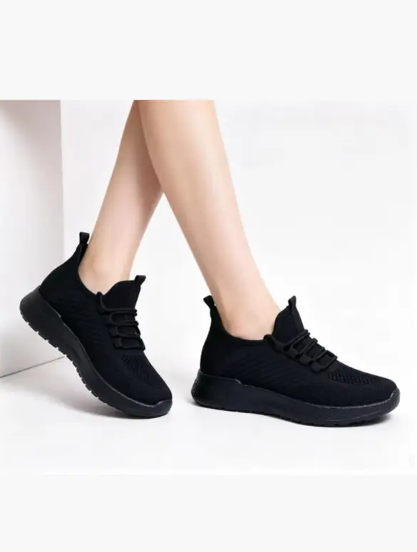 Слипоны на шнуровке женские дышащие (р-р 36-41)