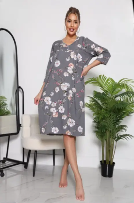 Сорочка женская с начёсом р-р 48-56