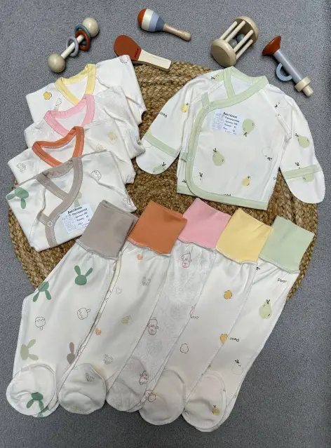 Распашонка на запах и ползунки (рост 62-68)