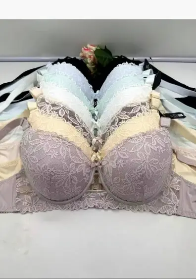 Бюстгальтер женский без пушап кружевной (р-р 90-105D)