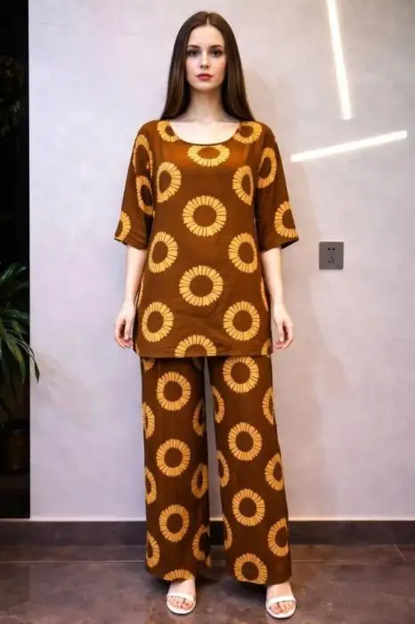 Комплект домашний брючный женский (р-р 54-60)