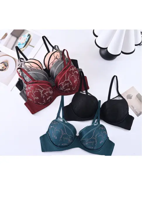 Бюстгальтер женский с вышивкой 80С-90С