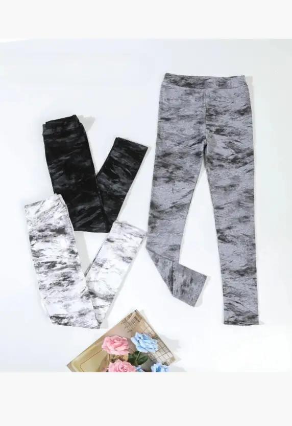 Лосины с принтом для девочки (р-р 120-160)