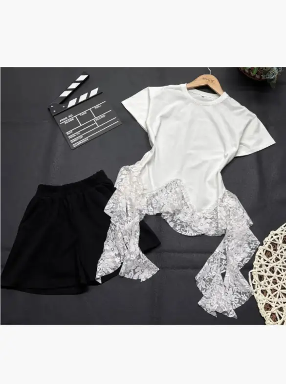 Костюм двойка с шортами для девочки (р-р 36-44)