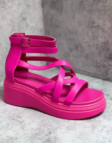 Женские летние босоножки на платформе танкетка (р-р 36-40)