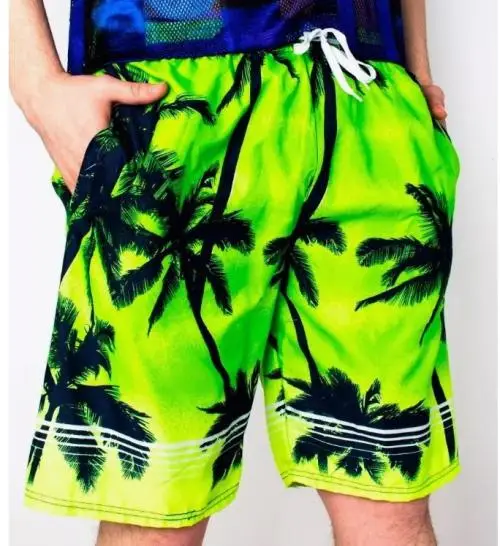 Пляжные плавательные шорты, пальмы ( р-р xl-5xl)