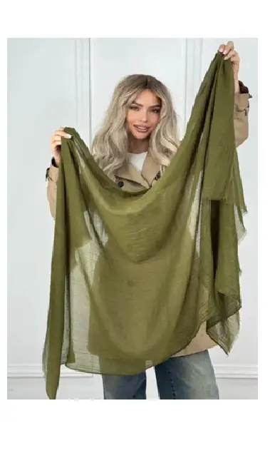 Шарф палантин тонкий однотонный (р-р 80*190)