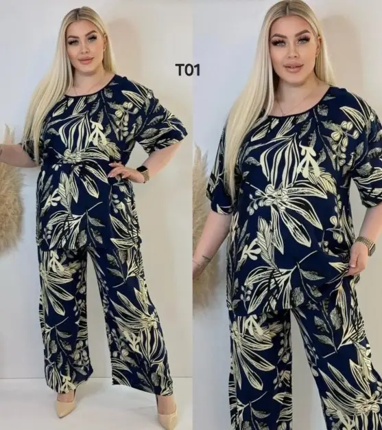 Комплект брючный женский штапель ( р-р 48-54)