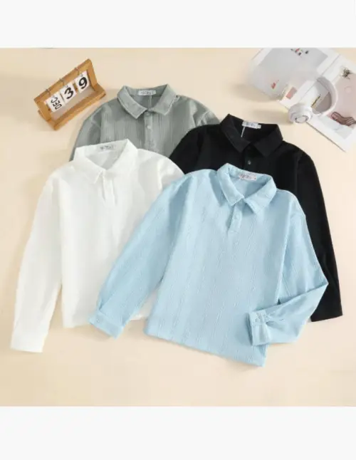 Лонгслив поло нарядный для мальчика (р-р 128-152)