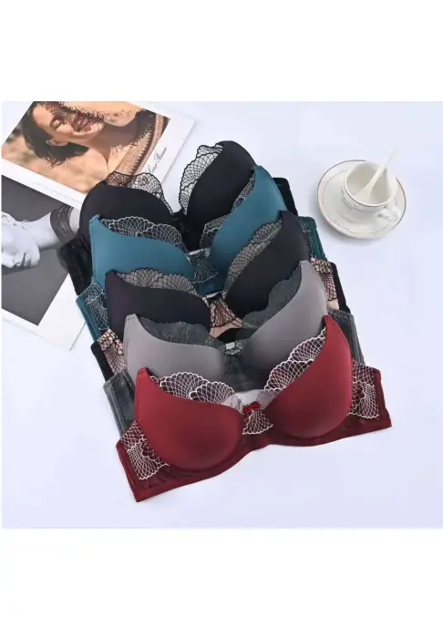 Бюстгальтер женский с ажурной вставкой р-р 75В-85В