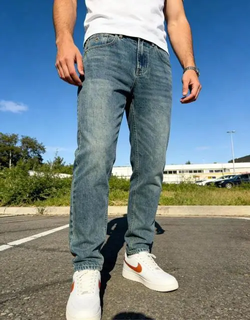 Джинсы бананы мужские стрейчевые (р-р 28-36)