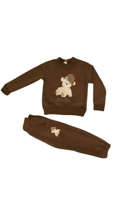 Костюм детский с принтом, велюровый подклад р-р 2-6 лет