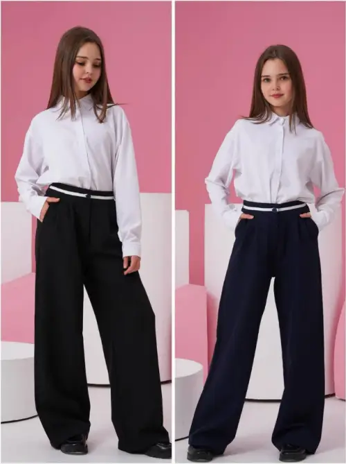 Брюки школьные палаццо р-р 36-44