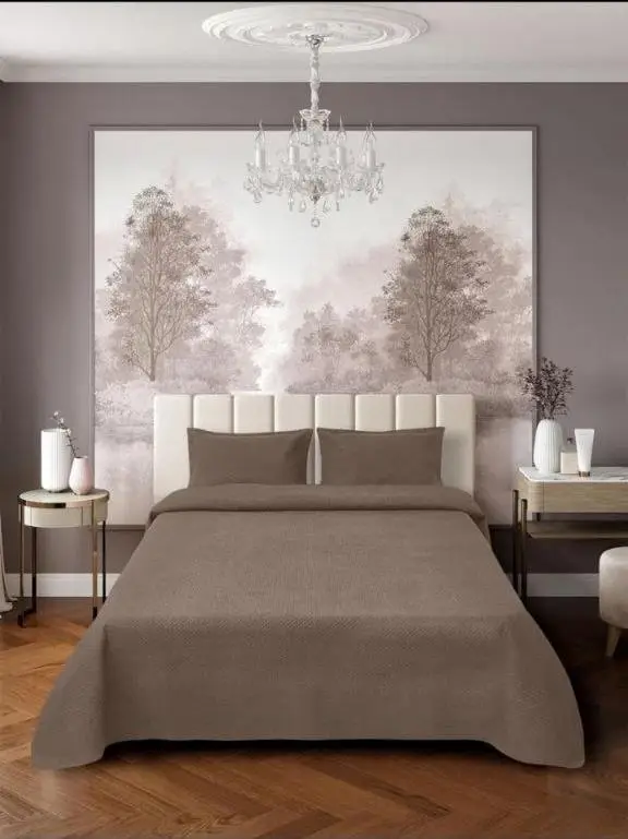 Велюровое покрывало 240*260 с наволочками 50*70