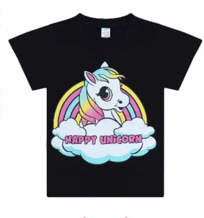 Футболка для девочки с принтом (р-р 4-8 лет)