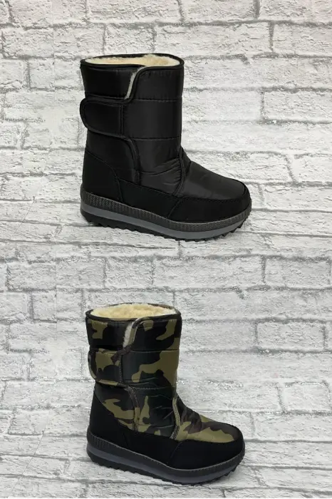 Дутики на липучке зимние р-р 30-36