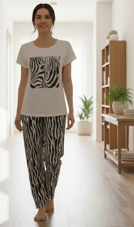Комплект домашний женский- футболка брюки р-р  44-54