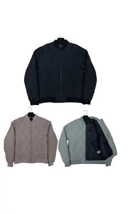 Куртка бомбер стёганая демисезонная (р-р S-XXL)