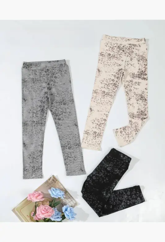 Лосины с принтом для девочки (р-р 110-150)