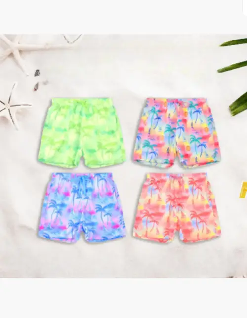 Шорты плавательные женские с принтом (р-р M-3XL)