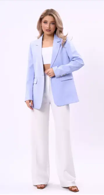 Пиджак женский однотонный р-р 42-48