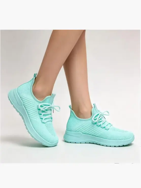 Слипоны на шнуровке женские дышащие (р-р 36-41)